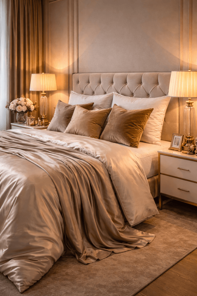 Elegant luxury bedroom décor