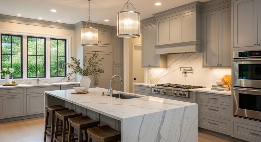 Transitional kitchen design